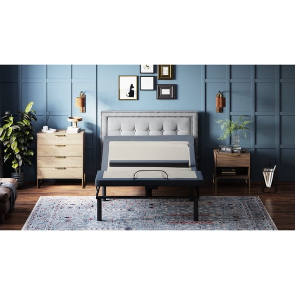 Adjustable Bed for Queen | 3-Level Intensity, Programmable Memory | Bedroom Relax