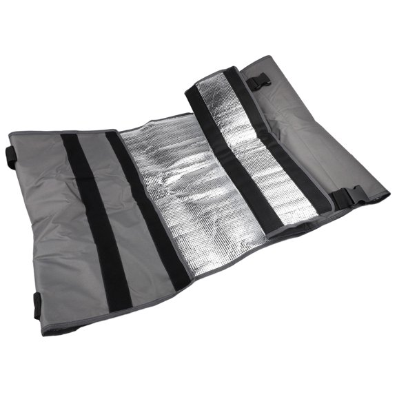Adjustable Beehive Protective Cover 60 * 193cm, Windproof Oxford Cloth Hive Wrap for Insulation and Cold Protection
