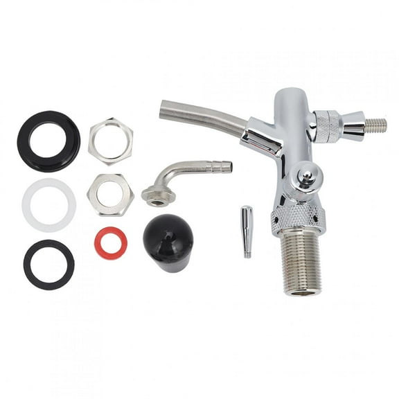 Adjustable Beer Faucet, G5/8" Thread, Durable Brass Stainless Steel Tap For Kegs, Bar Home Use