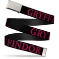 thumbnail image 1 of Adjustable Belt, Clamp Buckle, Cut-to-Fit, Harry Potter Gryffindor Black Red, 1 of 3