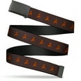 thumbnail image 1 of Adjustable Belt, Clamp Buckle, Cut-to-Fit, Star Trek Starfleet Flying Phoenix Insignia Maroon Red Orange, 1 of 3