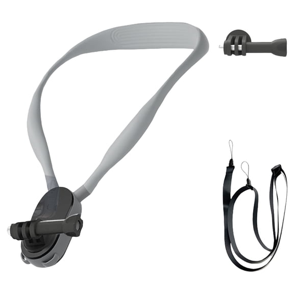 Adjustable Bendable Chest Mount for Action 5 Camera Quick-Release Stabilizing Silicone Harness