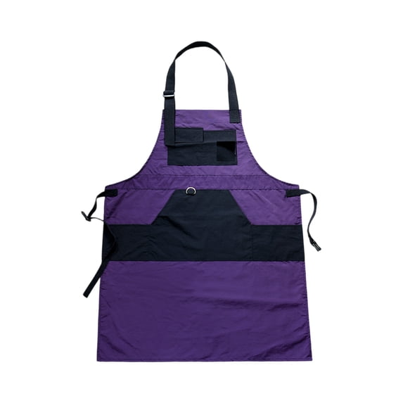 Adjustable Bib Apron for Men and Women,Thin Work Apron for Catering,BBQ, Camping, Coffee Shop.