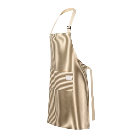 Adjustable Bib Aprons for Women and Men,Sleeveless Strip Aprons with 2 Pockets,Cotton Linen Cooking Apron,Kitchen Chef Apron for Cooking Baking Grilling and Washing(28.3x25.6")(Grey)