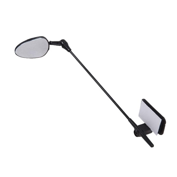 Adjustable Bicycle Helmet Mirror for Mountain & Road Bikes - Wide View Rearview Reflector