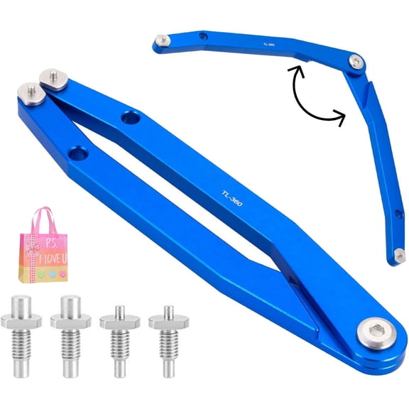 Adjustable Bicycle Shock & Fork Adjustment Tool - Dual Hook Spanner Wrench for Preload Cap, Locknut - Fits MTB, Road Bike Suspension & Hubs - Stainless Steel & Aluminum(XX)