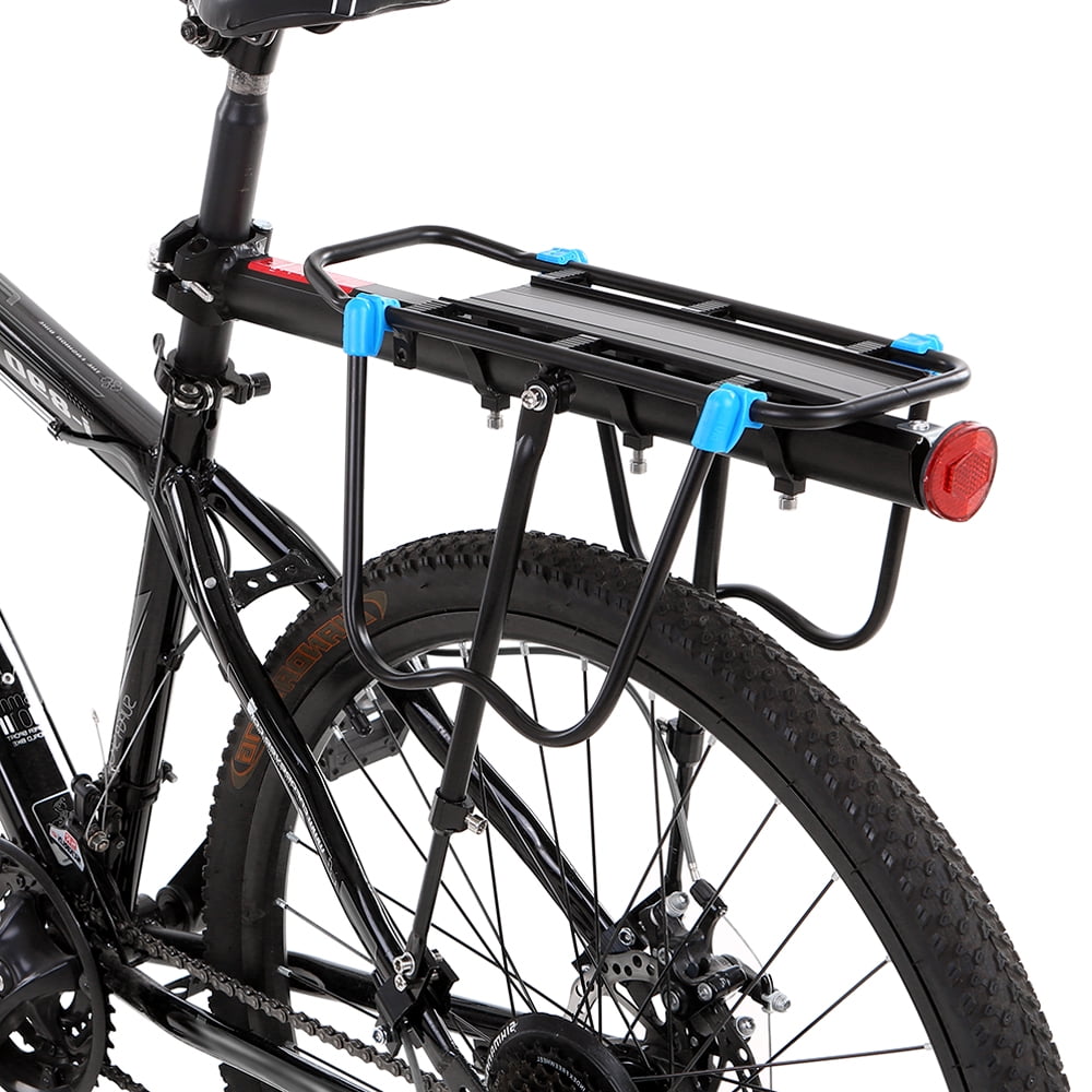 Adjustable Bike Cargo Rack Aluminum Alloy Mountain Bike Rear Rack Pannier Luggage Carrier Rack