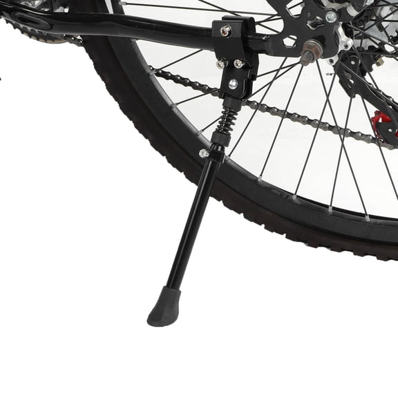 Adjustable Bike Kickstand, Durable Aluminum Alloy, Anti,Skid Pads, Fits 16,26" Tires, Easy Tool,Free Install