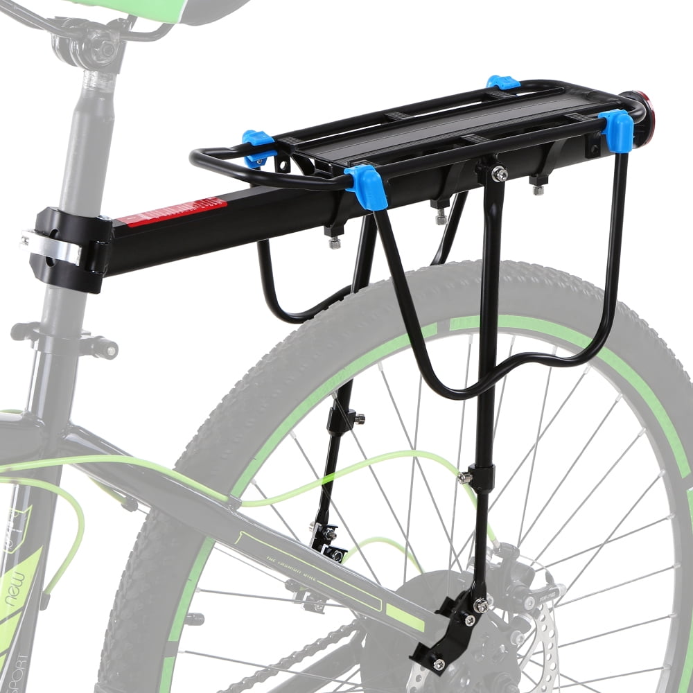 Hardtail Mountain Bike Rear Rack Adjustable Bike Rack Aluminum Alloy Mountain Bike Rear Rack Luggage ...