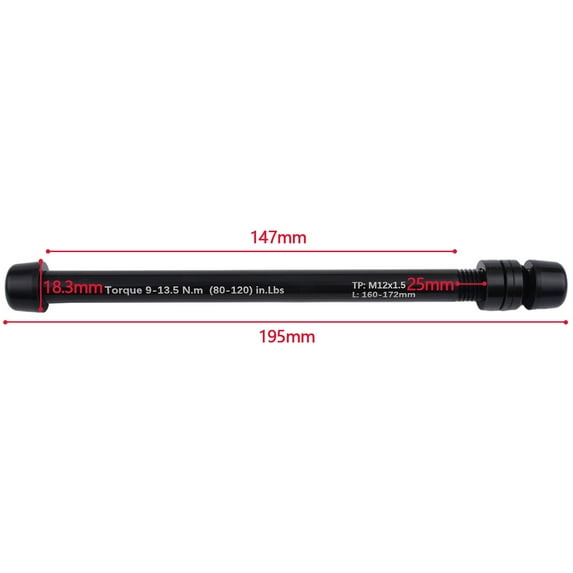 Adjustable Bike Trainer Thru Axle Skewer 12X142/148Mm With Aluminum Spacers For Enhanced Indoor Cycling Performance