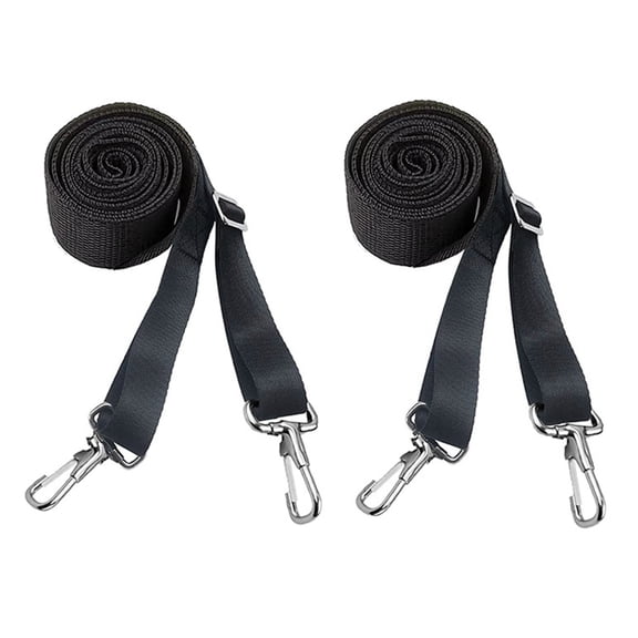 Adjustable Bimini Top Straps Marine Awning Webbing Straps with Stainless Steel Heavy Duty Snap Loop Bimini Top Hardware