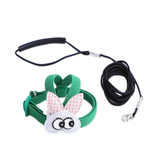 Adjustable Bird Harness with 80 Inch Leash, Outdoor Flying Kit Training Rope for Birds Parrots Cockatiel