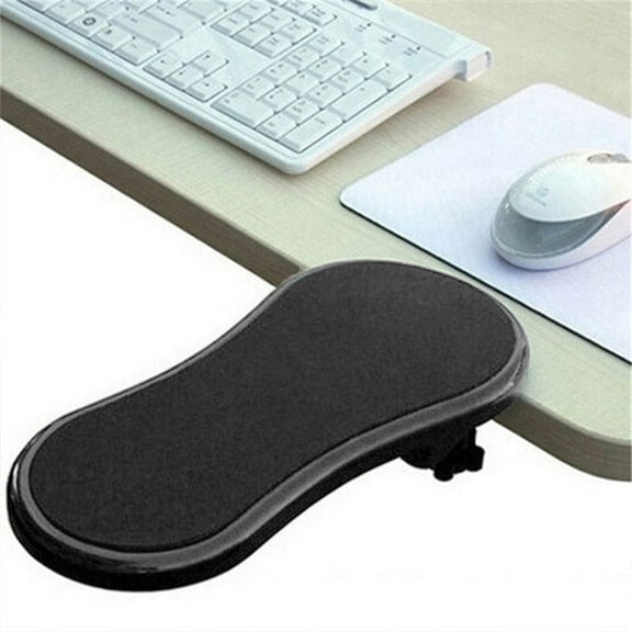 Adjustable Black Ergonomic Wrist Rest Arm Support For Comfortable Desk Use