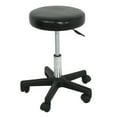 Adjustable Black Salon Stool Hydraulic Rolling Chair Tattoo Facial