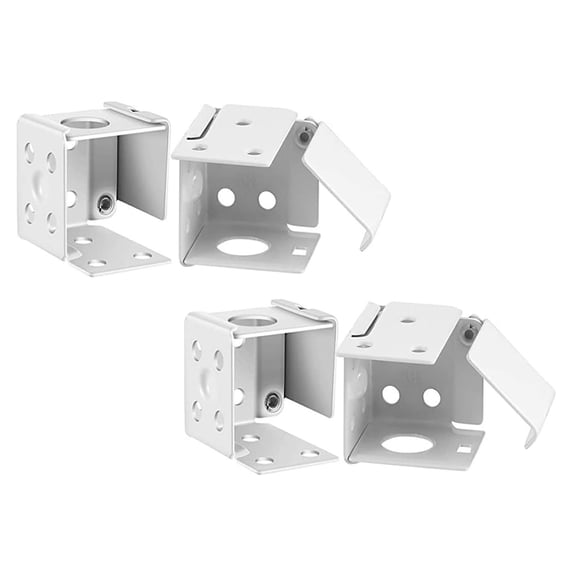 Adjustable Blind Hardware Brackets Metal Louver Bracket Curtain Fixing Window Fixation Mounting Holder Brackets