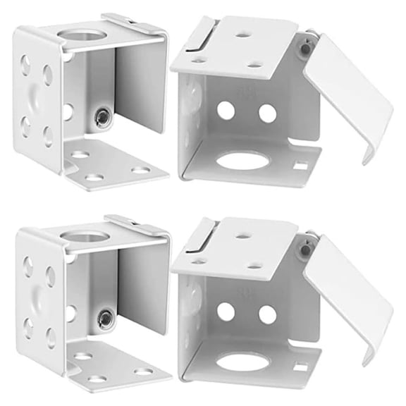 Adjustable Blind Hardware Brackets Metal Louver Bracket Curtain Fixing Window Fixation Mounting Holder Brackets