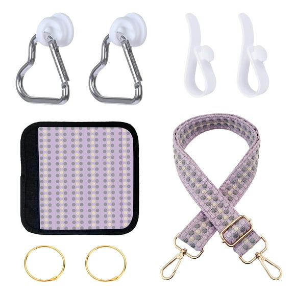 Adjustable Bogg Bag Strap for Bogg Bags Accessories, Heart-Shaped Hook Loop for Beach Bags, Purple