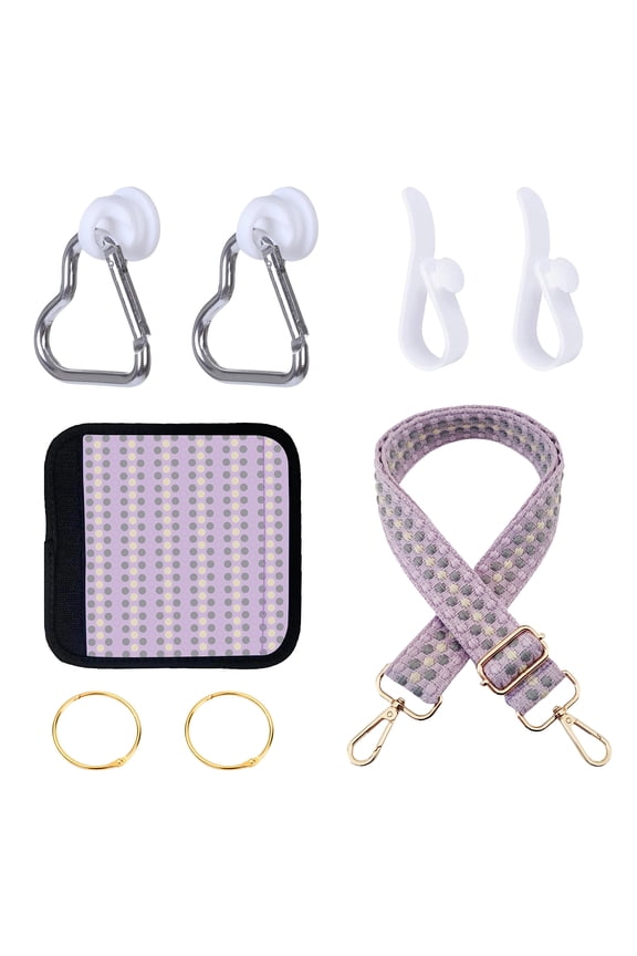 Adjustable Bogg Bag Strap for Bogg Bags Accessories, Heart-Shaped Hook Loop for Beach Bags, Purple
