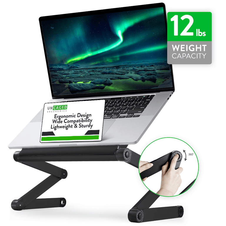 360 adjustable portable folding laptop desk & cheap ergonomic reading stand