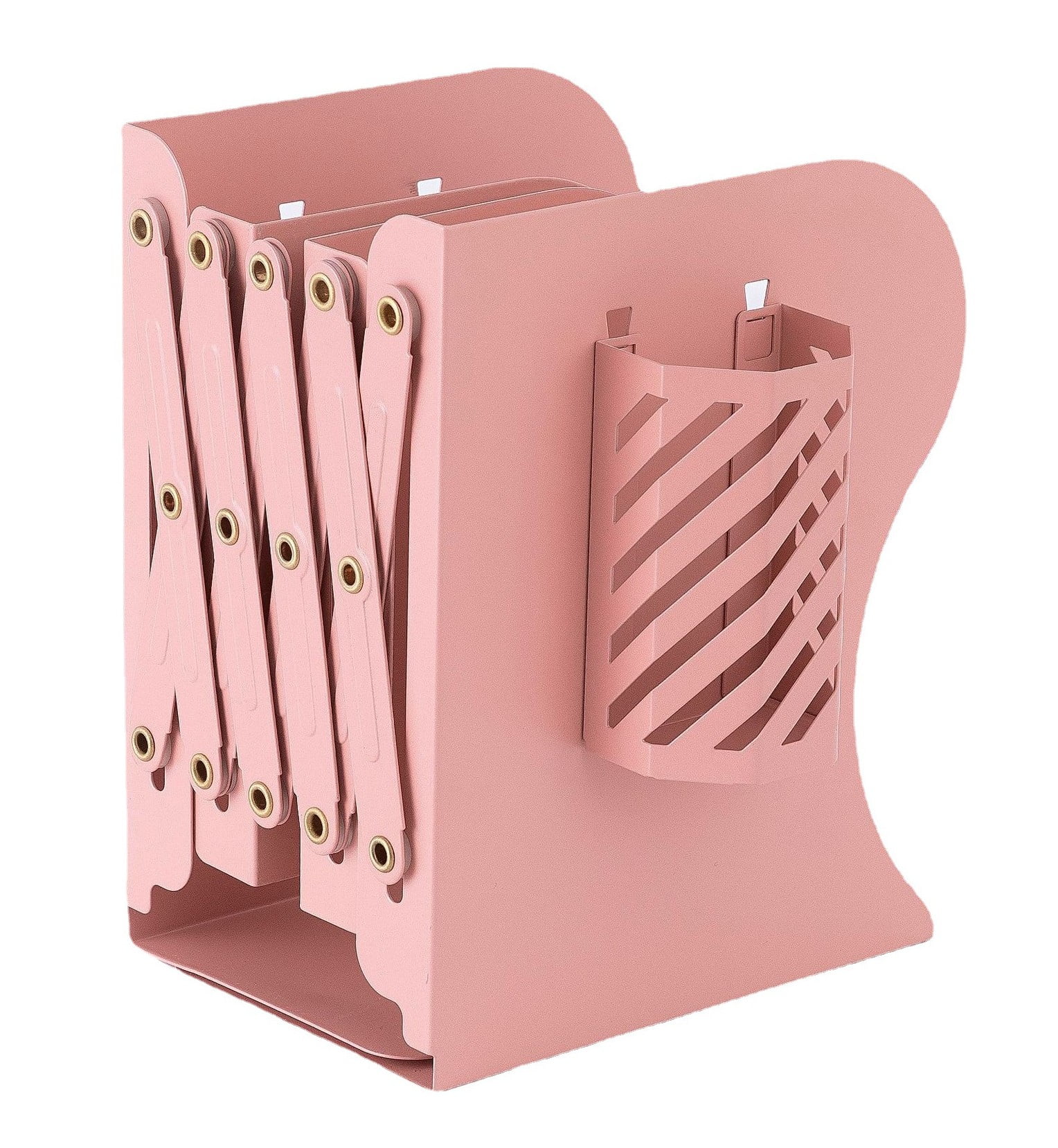 Adjustable Bookend Binder Holder, Happon Book End for Heavy Books