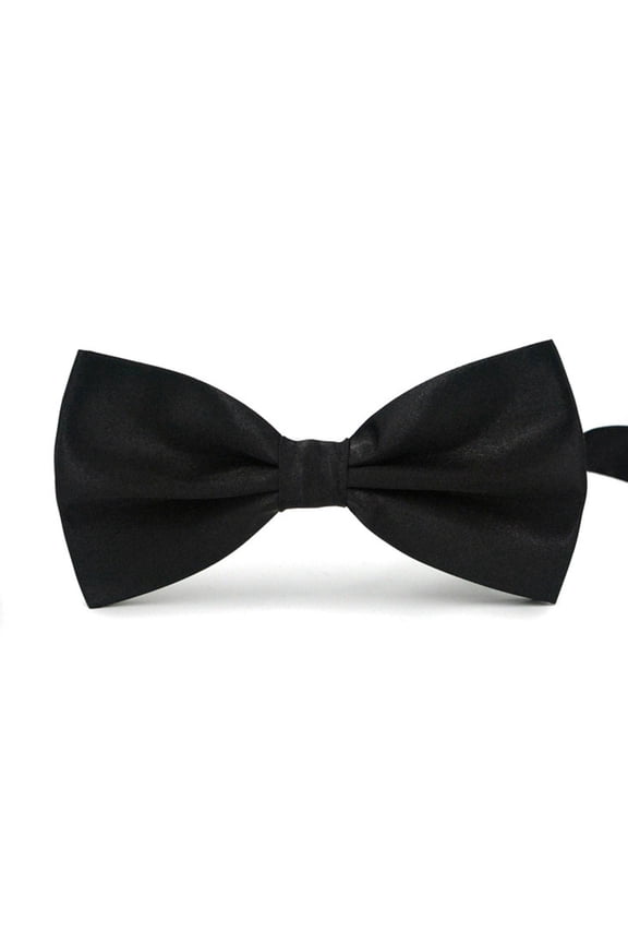 Adjustable Bow Ties Men's Satin Pre Tied Wedding Party Fancy Party Dre ❄ V7N7