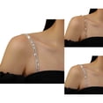 thumbnail image 1 of Adjustable Bra Strap Convertible Clear Elastic Straps For Wedding Dress And Apparel, 1 of 4
