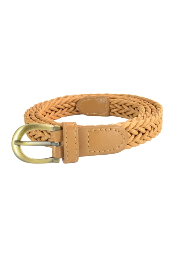Adjustable Braided Waistband Woven Cord Belt Retro Waist Cinching Strap Simple Design Clothing Accessory