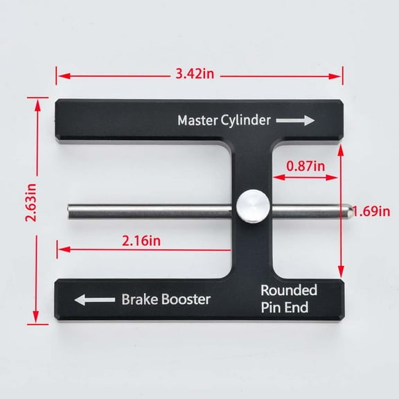 Adjustable Brake Booster Push Rod Tool For Master Cylinder Compatibility Fangkenuo