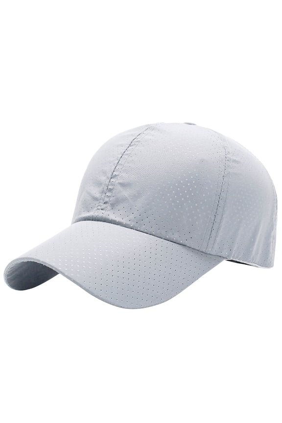 Adjustable Breathable Mesh Snapback Hat with Long Bill Design, Quick Dry Baseball Cap for Women and Men for Outdoor Running, Cool Soft Sports Visor Hat for Golf and Workout,Dark Gray