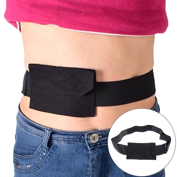 Adjustable Breathable Peritoneal Dialysis Belt, Abdominal Waist Support Belt for Catheter Protection and Fixed Stabilization