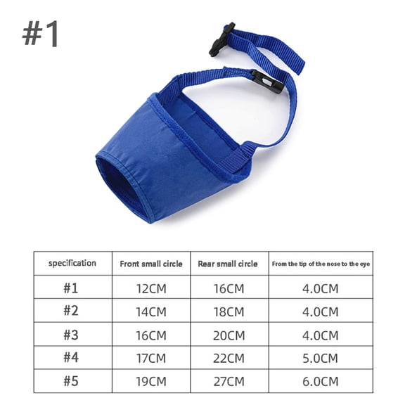 Adjustable Breathable Safety Dog Muzzles Anti-Biting Anti-Barking Anti-Chewing
