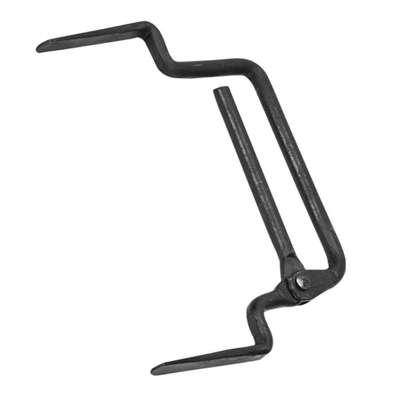 DRAFIDEEP Round Corner Design Iron Brick Clamp for Construction 1Pcs 10.6x6.9in