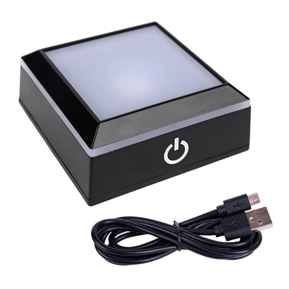 Adjustable Brightness Touch Control LED Crystals Lamp Base for Multiple Color Atmospheres Creation in Various Setting
