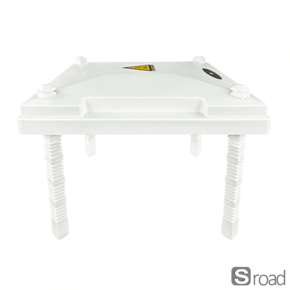 Adjustable Brooder Heater Plate For Chicks, 12.2 X 12.2 Inch Warming Mat With Height & Angle Adjustment, For Up To 20 Chicks, Durable Stainless Steel Design,White US Plug