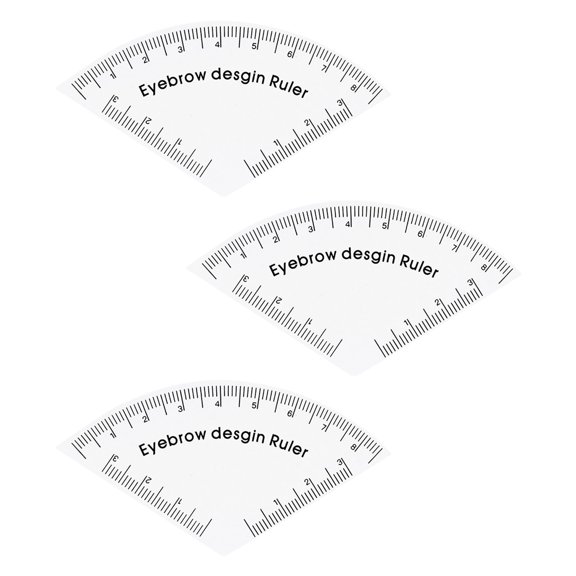 Adjustable Brow Mapping Guide with Symmetrical Templates, Perfect for Eyebrow Design & Various Makeup Looks