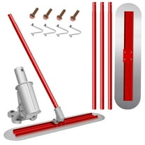 Concrete Bull Float, 47.2 L×11.8 W Stable Floating, Steel Lightweight Rods, Adjustable Bull Float, Cement Smoothing Tool, Dedicated to Sidewalk, Driveway, Concrete Slab