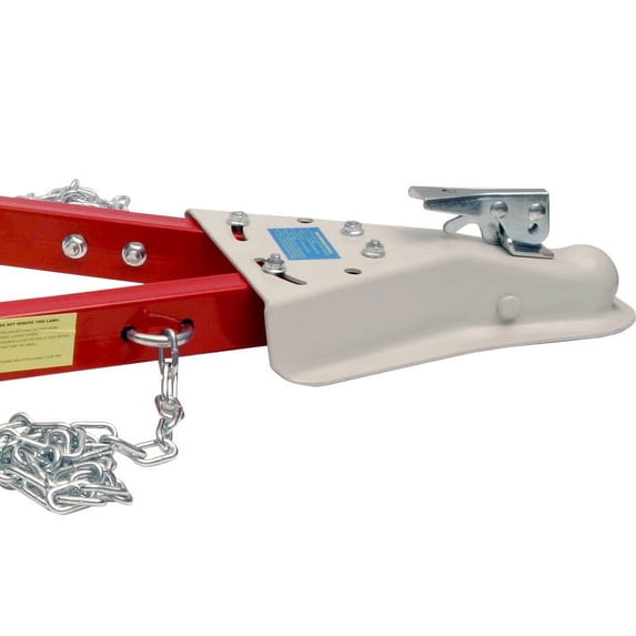 adjustable bumper mount tow bar 5000lb w/ 2 chain towing towbar hauling pulling