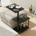 thumbnail image 1 of Adjustable C-Shaped Side Table - Swivel Design for Small Spaces, 1 of 9