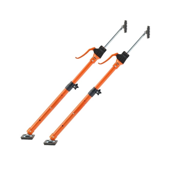 Adjustable Cabinet Jack Support Pole 2-Pack, 25-45in Steel Telescopic Prop Bar 220lbs for Drywall Ceiling Install