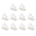 thumbnail image 1 of Adjustable Cable Clips, 10 Pack 17-20mm Self-Adhesive Cable Clamp Wire Clamps, White, 1 of 5