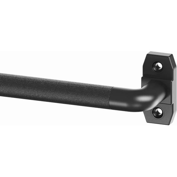 Adjustable Cafe Curtain Rod 18-64 Inch, Rust-Resistant Sash Rod for Small Curtains, French Doors, Kitchen & Bathroom Windows, Easy Install