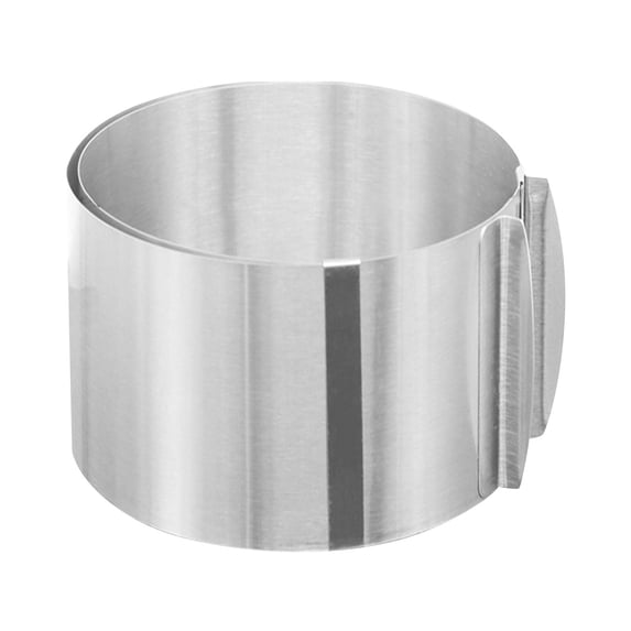 Adjustable Cake Ring for Baking 6 to 12 Inch Stainless Telescopic Round for Cakes Bread Cookies Chocolate High-Performance Kitchen Accessory