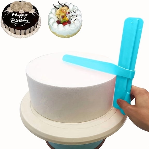 Adjustable Cake Scraper Smoother, Professional Cake Smoother & Icing Scraper Tool for Buttercream Frosting and Cake Decorating