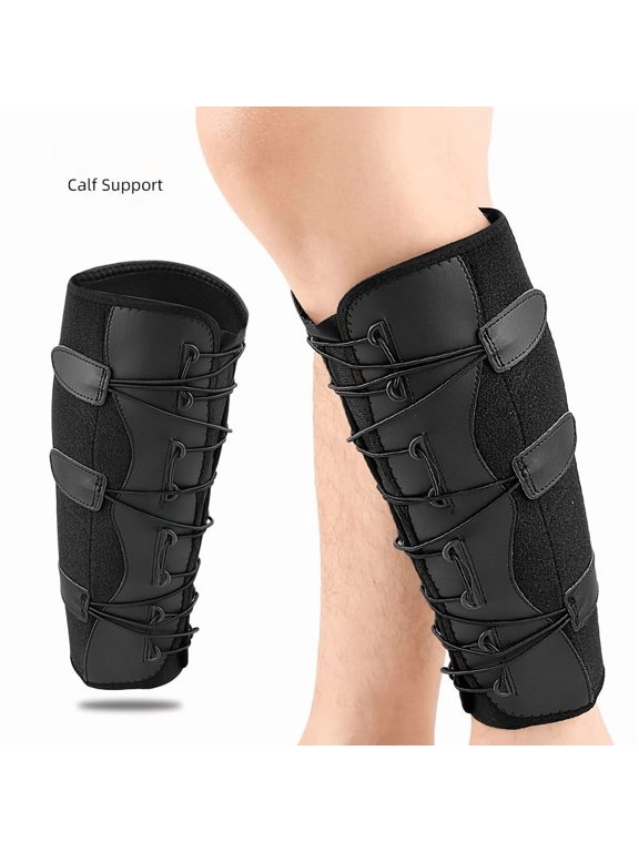 Adjustable Calf Compression Sleeves with Drawstring Support, Wrap Around Leg Sleeves for Running, Basketball, Soccer, Cycling, Gym and Outdoor Sports