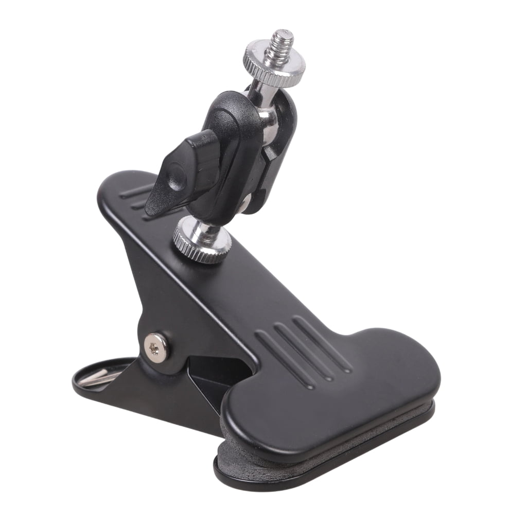 Adjustable Camera Clamp Mount With Double 1/4inch Threads For Studio ...
