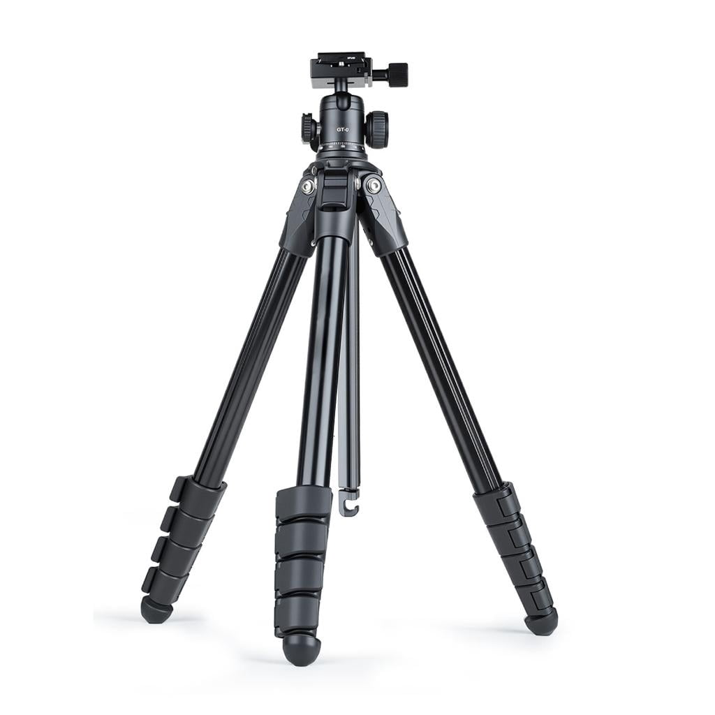 Adjustable Camera Tripod Aluminum Alloy Construction For Live Streaming Photography With Rotatable Head
