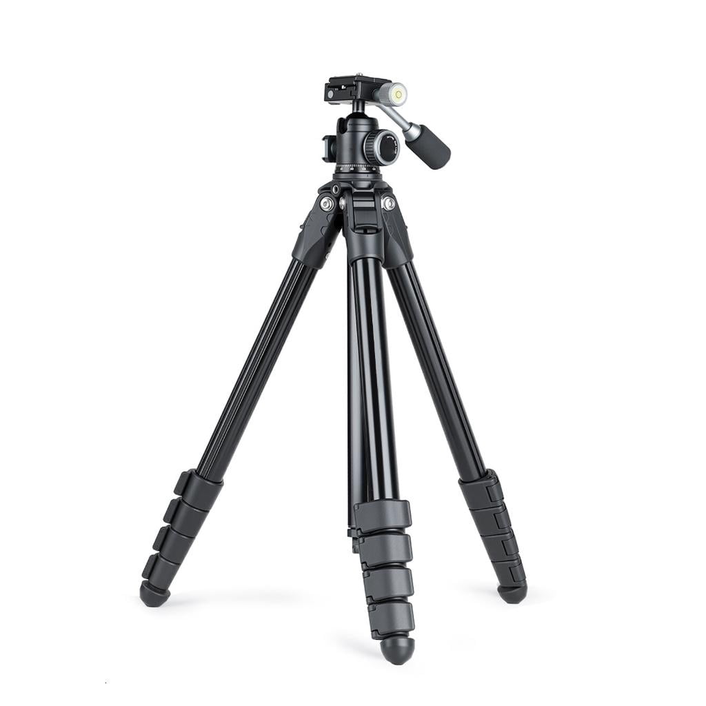 Adjustable Camera Tripod Aluminum Alloy Construction For Live Streaming Photography With Rotatable Head