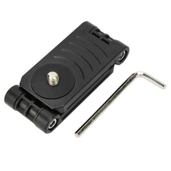 Adjustable Camera Z,Head: Smooth Tilt, Secure Mounting for Tripods, Rails Carts, Portable Design