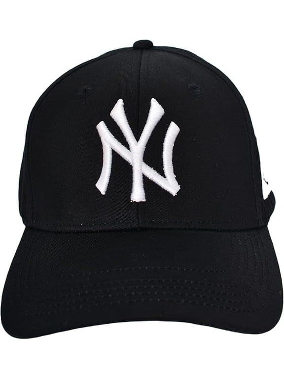 Adjustable Cap Hat for Man & Women |NY Hat| with Exquisite Embroidery |One Size| |Black|