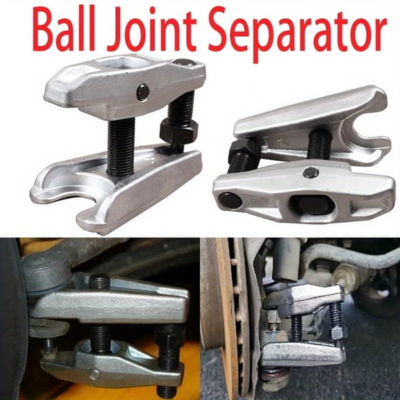 Adjustable Car Ball Joint Puller and Separator Tool, Automotive Steering System Removal Device for Tie Rods and Pitman Arms, Garage Maintenance Accessory